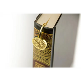 Goudkleurige metalen boekenlegger met Arabische script voor luxe metalen boekenlegger